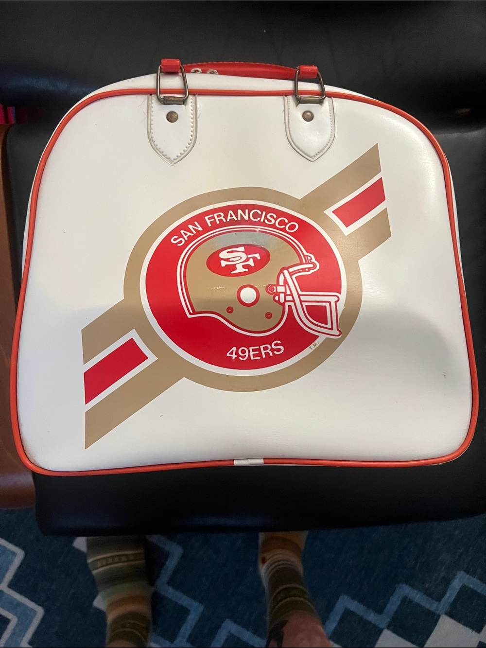 Vintage San Francisco 49ers Bowling Ball Bag